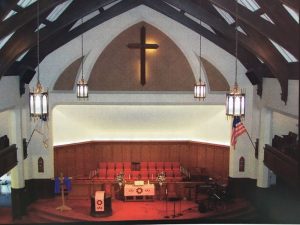 The interior as it is today.